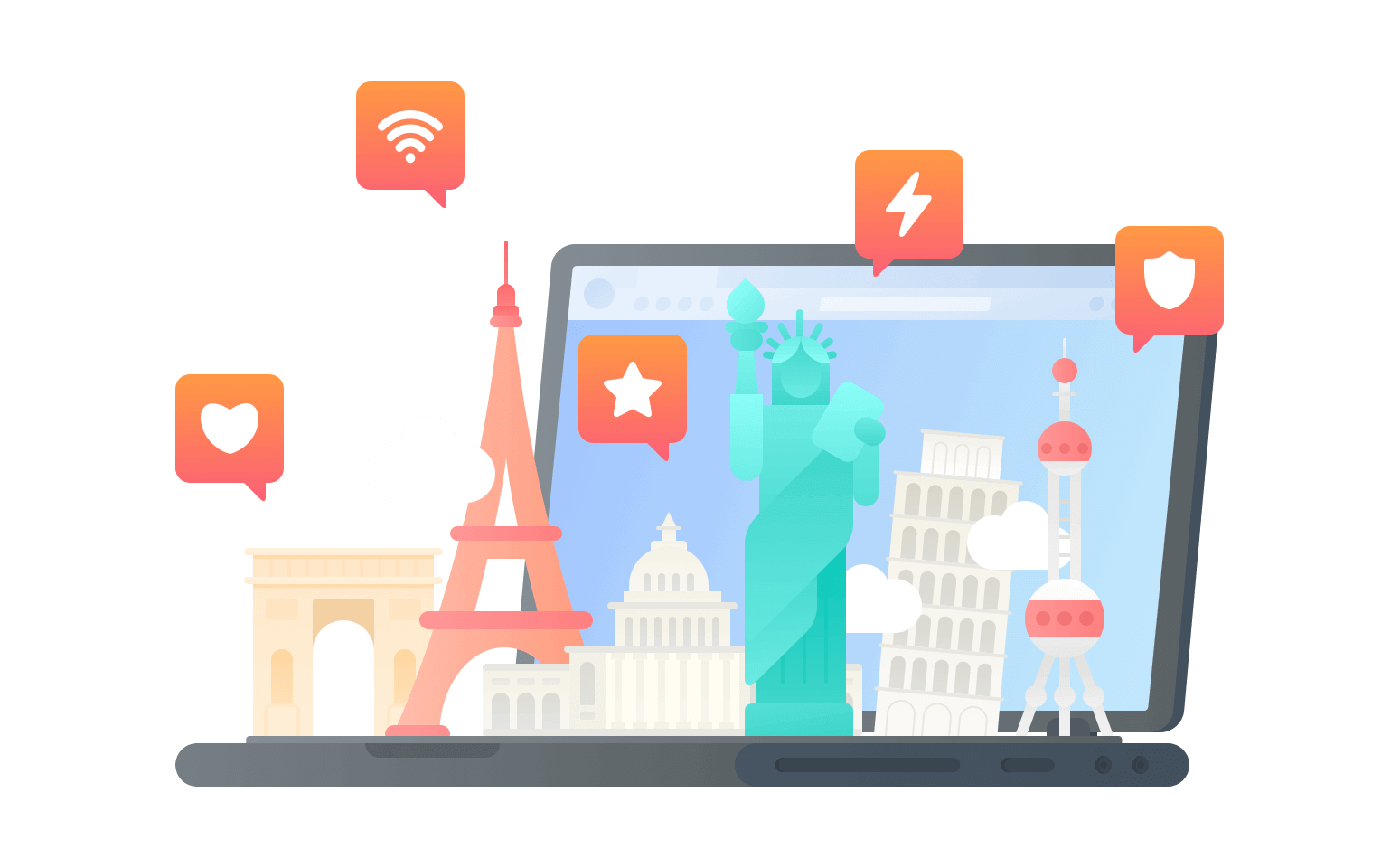 在摩纳哥连接到中国的加速器 - 大陆VPN